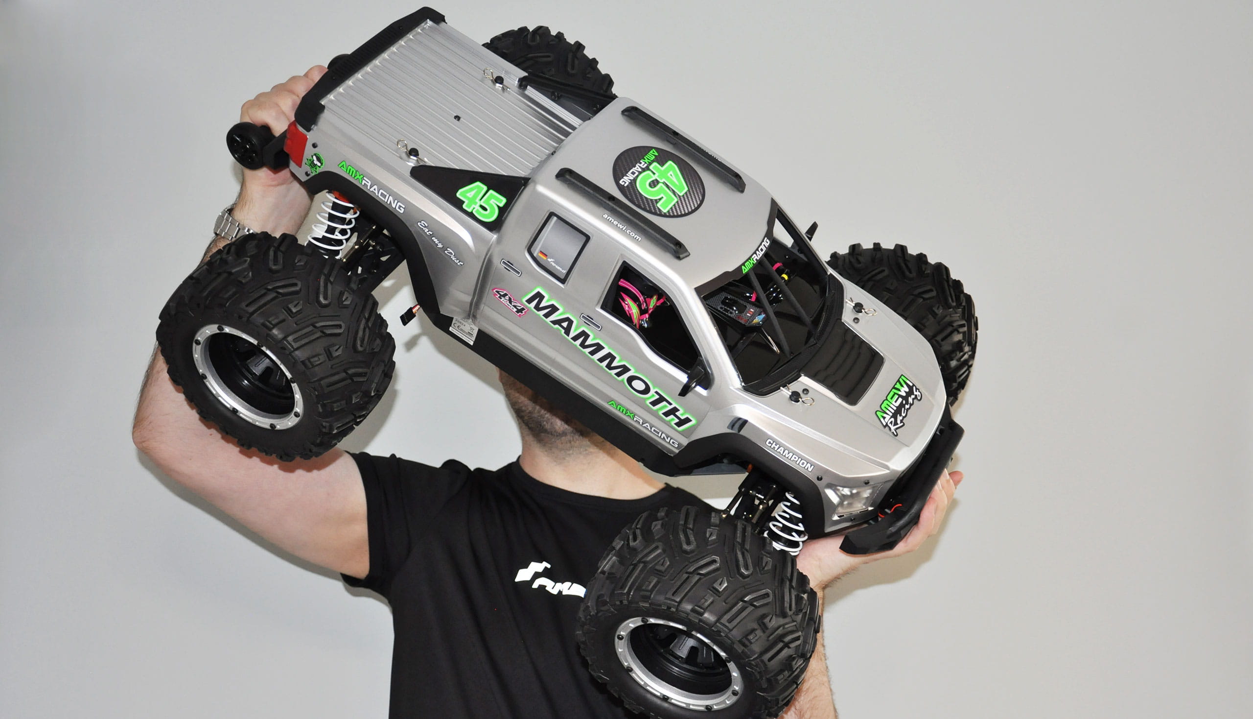 Amewi RC AMXRacing Mammoth Monstertruck 6S 4WD 1_7 ARTR silber - Art_-Nr. 22624