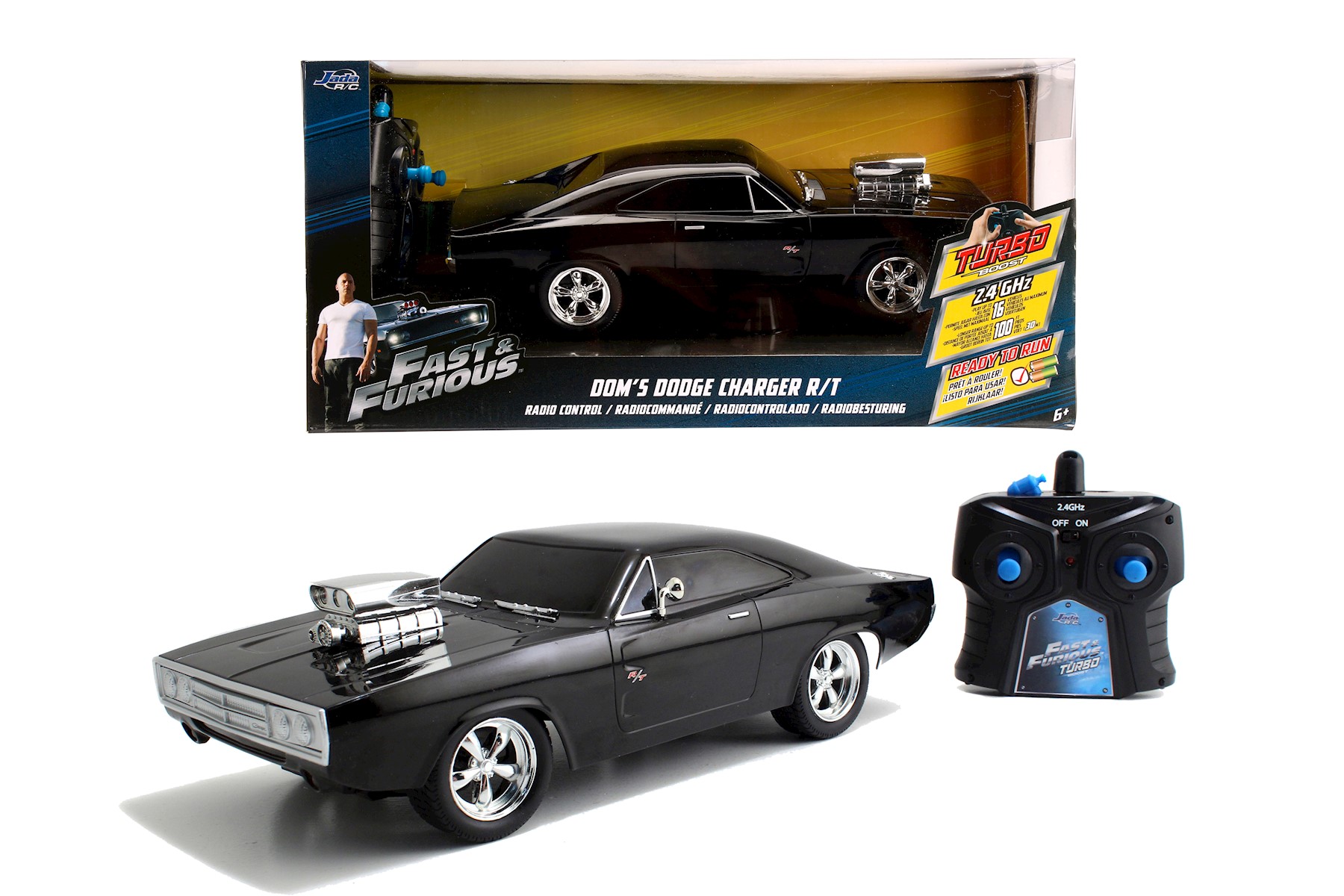 Jadatoys RC Auto Fast & Furious 1970 Dodge Charger 1:24