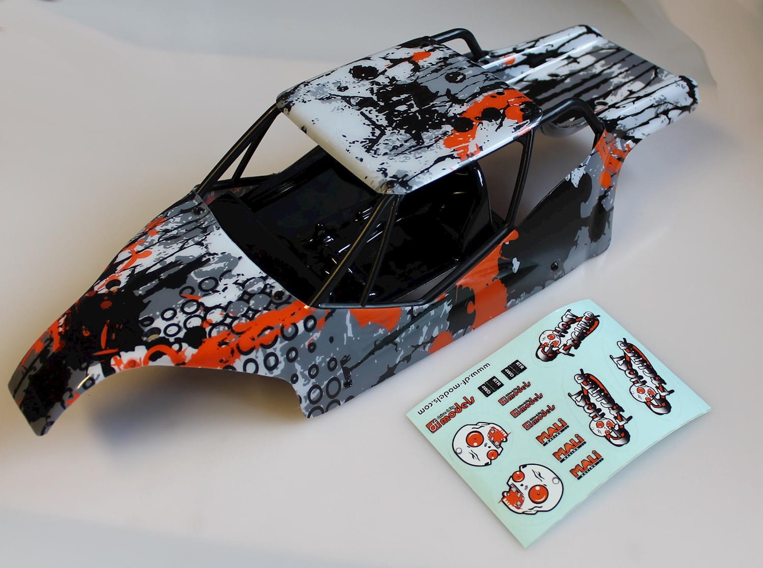 Drive _ Fly Models Karosserie lackiert GhostFighter - RC-Zubehoer