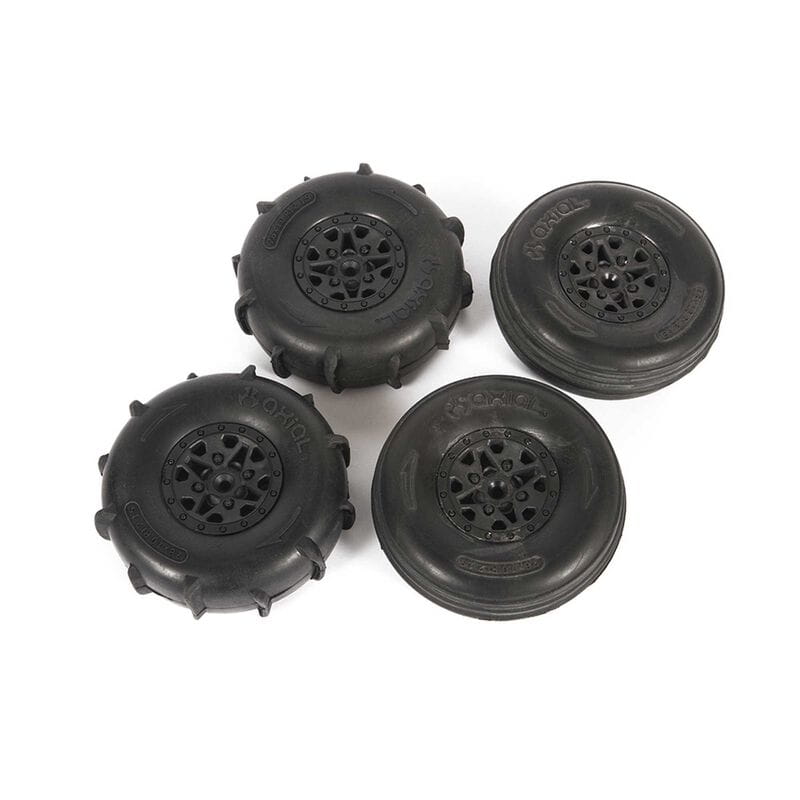 Axial ST28 Razor FR / Paddle RR Tire Set : Yeti Jr. Axial ST28 Razor FR / Paddle RR Tire Set : Yeti Jr.