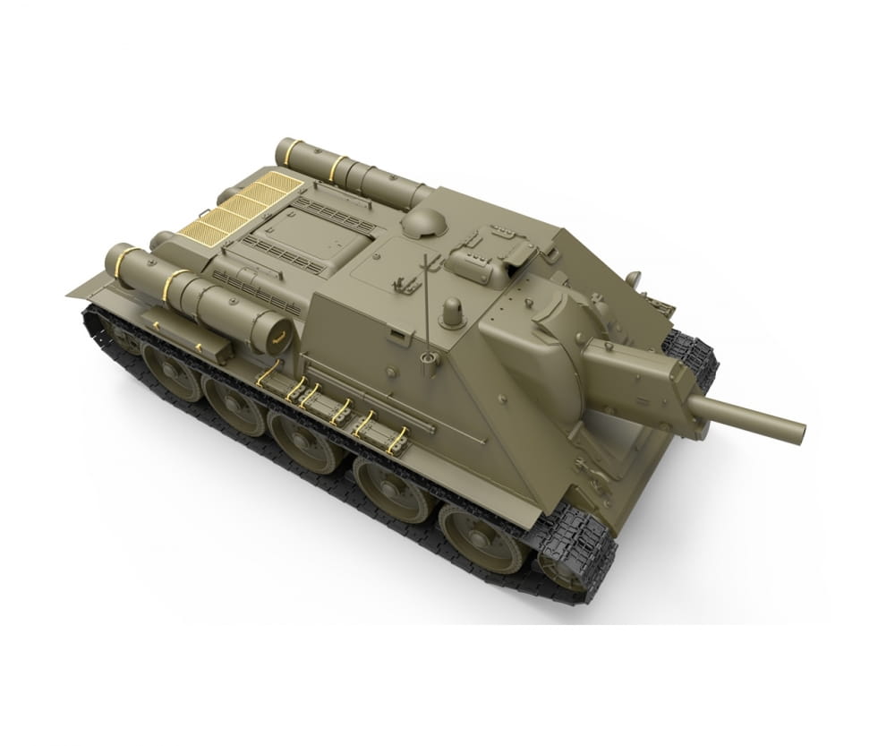 Plastikmodellbau von Miniart 1-35 su 122 mit prod m interieur