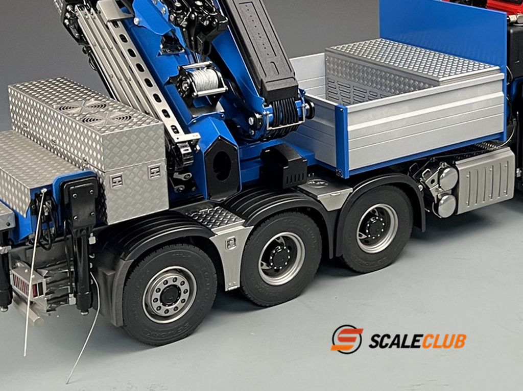ScaleClub 1_14 Staufach V2A zwischen Kotfluegeln - RC-Zubehoer