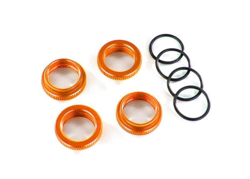 Traxxas Federteller Alu orange GT-Maxx _4_ _mit O-Ring_ - RC-Zubehoer