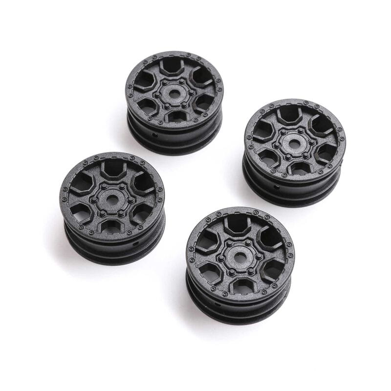 Axial 1.0 Ford Bronco Wheel Black _4__ SCX24 - RC-Zubehoer
