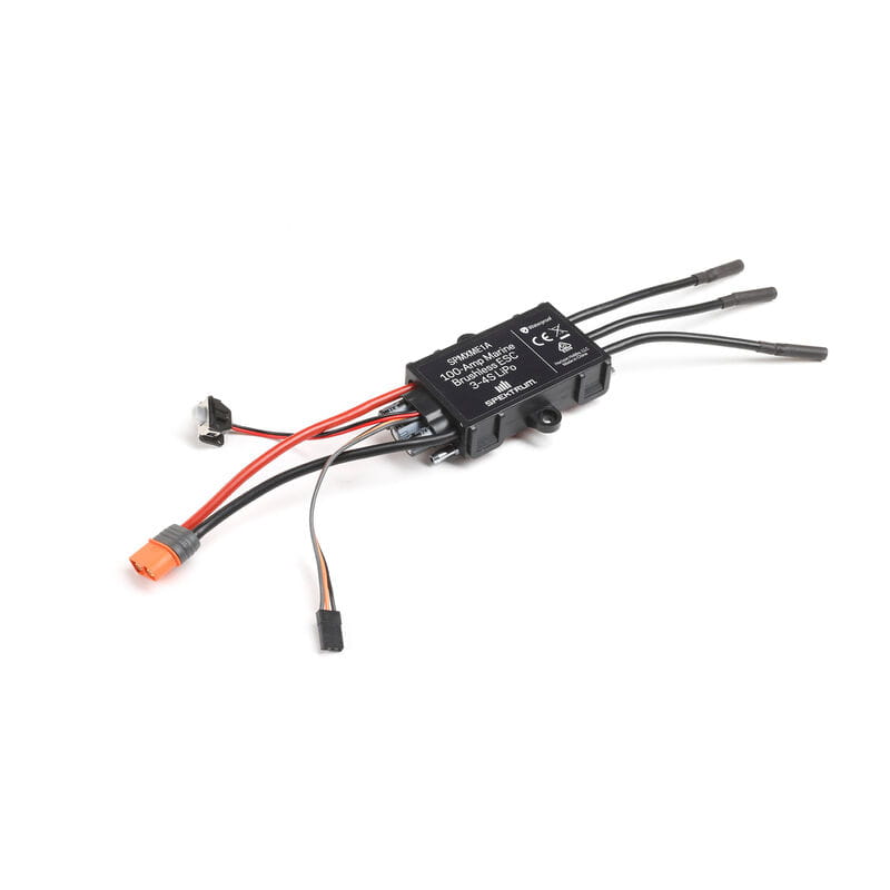 Spektrum 100 Amp Fahrregler Brushless Marine ESC 3S-4S Regler - RC-Zubehoer