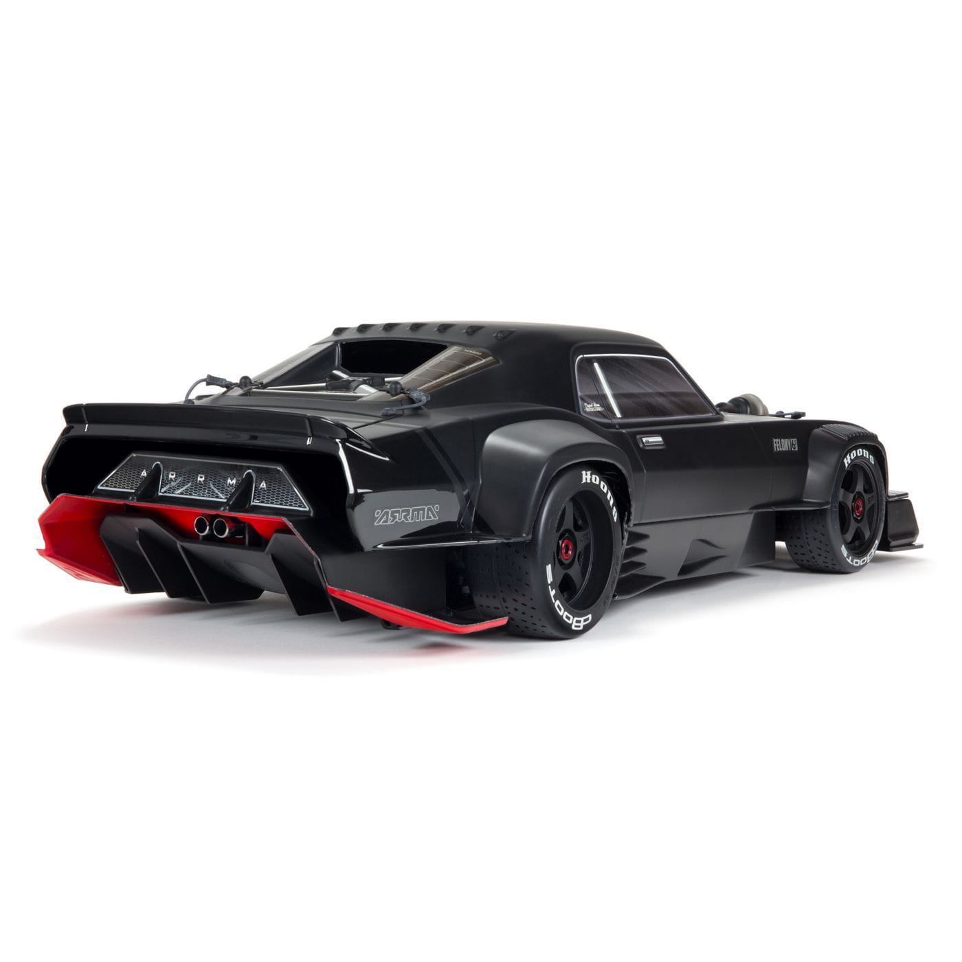 ARRMA Felony 6S BLX RTR Muscle Car im Massstab 1 zu 7 in Retro-Optik-schwarz matt