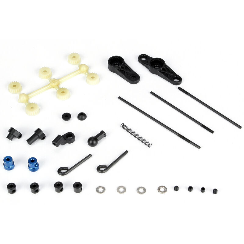Losi 8B 2.0:  Brems u. Gasgestänge Set