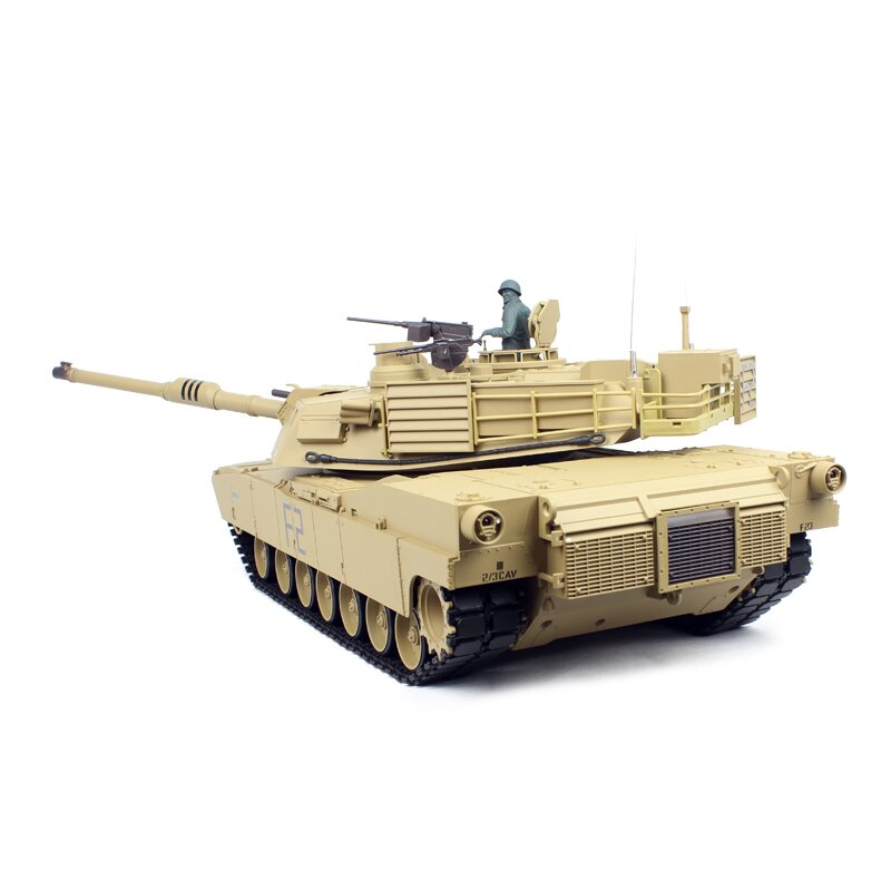 Torro RC Panzer M1A2 Abrams sand BB+IR (Metallketten) 1:16
