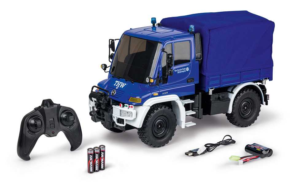 Carson RC 1:12 MB Unimog U300 THW 2,4 Ghz 100% RTR
