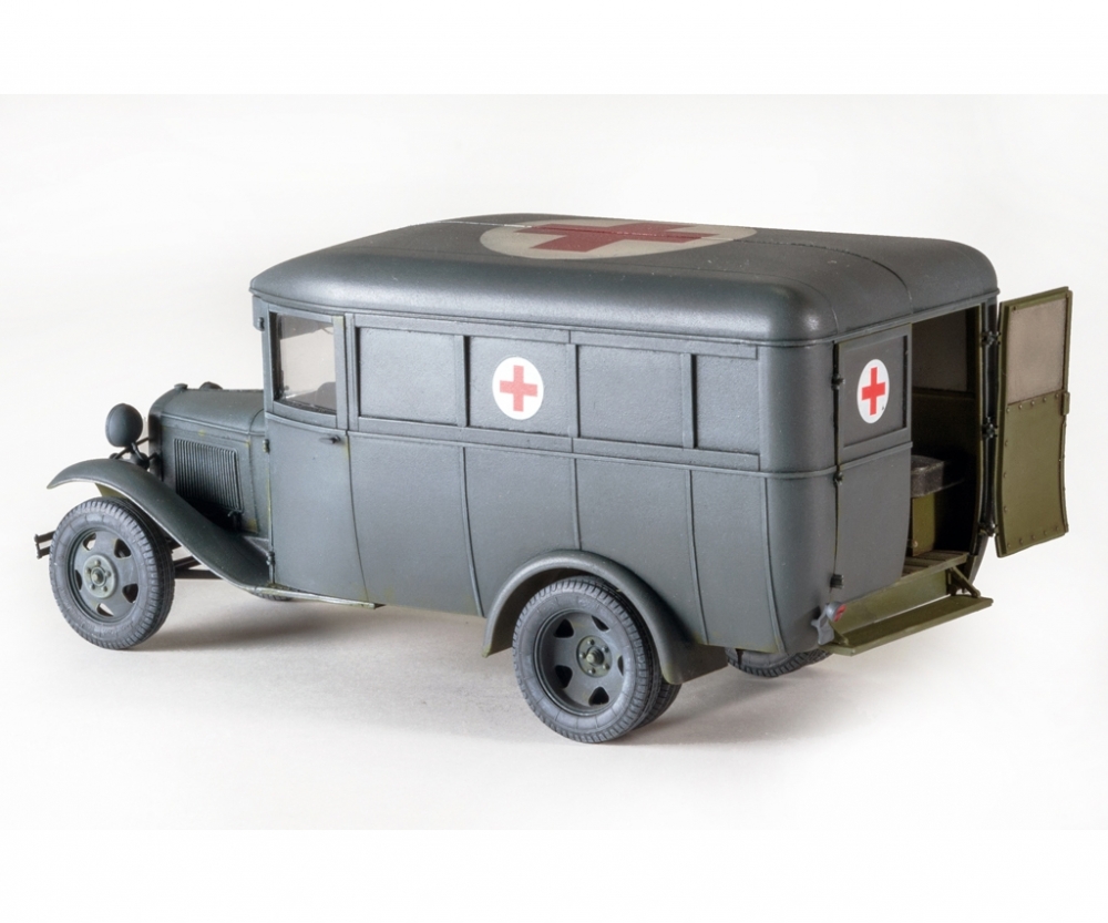 Plastikmodellbau von Miniart 1-35 gaz 03 30 krankenwagen 2achs