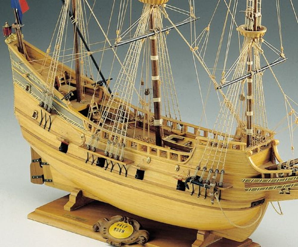 Half Moon Baukasten 1_50 Historisches Schiffsmodell Hudson 1609 Modellbau