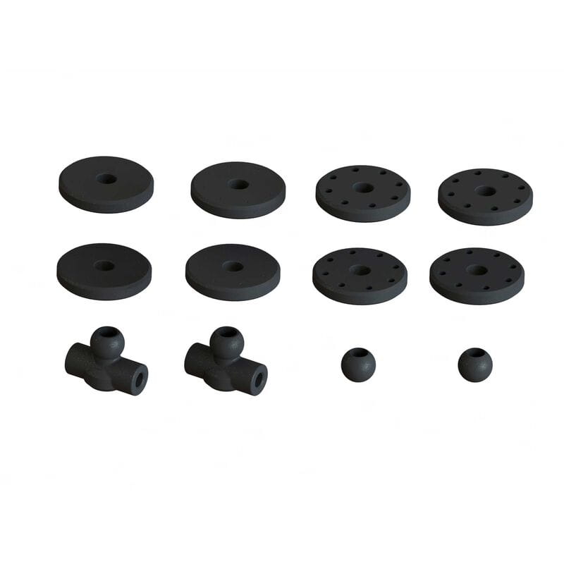 Arrma Shock Set Bore_16mm_ Length_104mm Oil_550cSt - RC-Zubehoer