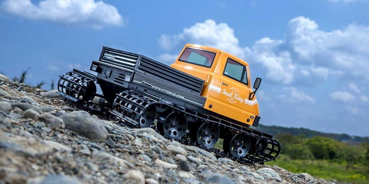 KYOSHO Pistenraupe Trail King orange RTR kyosho trail king pistenraupe rtr orange