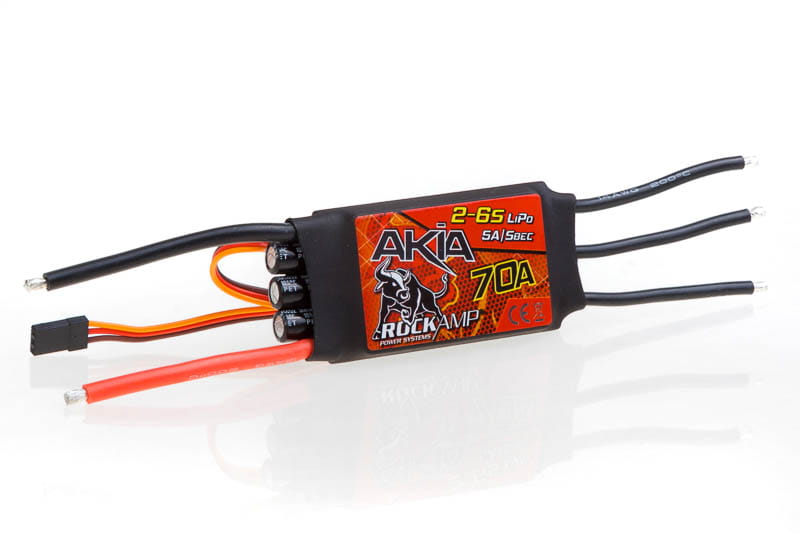 Robitronic Rockamp Akia 70A / 2-6S Lipo / 5A SBEC