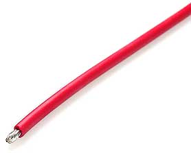 Robitronic Silikonkabel 1m Rot 2_5mm2 Aussen d3.9mm - RC-Zubehoer