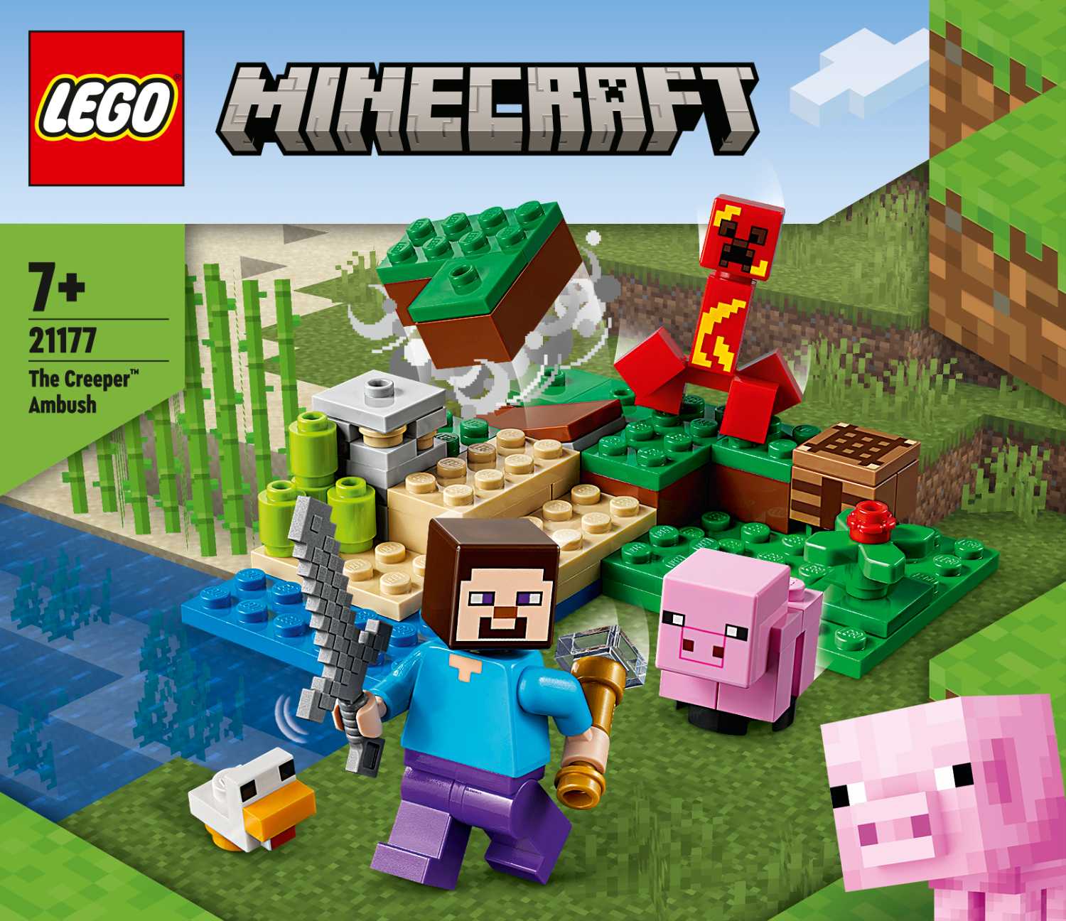 LEGO Minecraft™ Der Hinterhalt des Creeper™