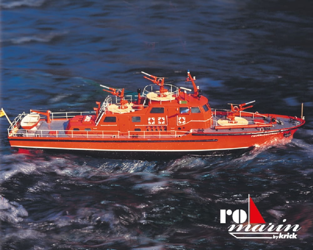 Romarin RC Schiff Feuerlöschboot Düsseldorf Baukasten Romarin RC Schiff Feuerlöschboot Düsseldorf Baukasten