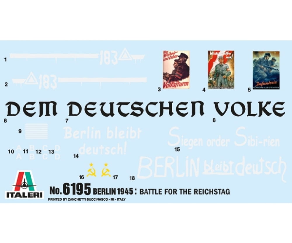 Italeri 1_72 Berlin Reichstag Battle-Set 1945 Fall of the Reich - RC-Zubehoer