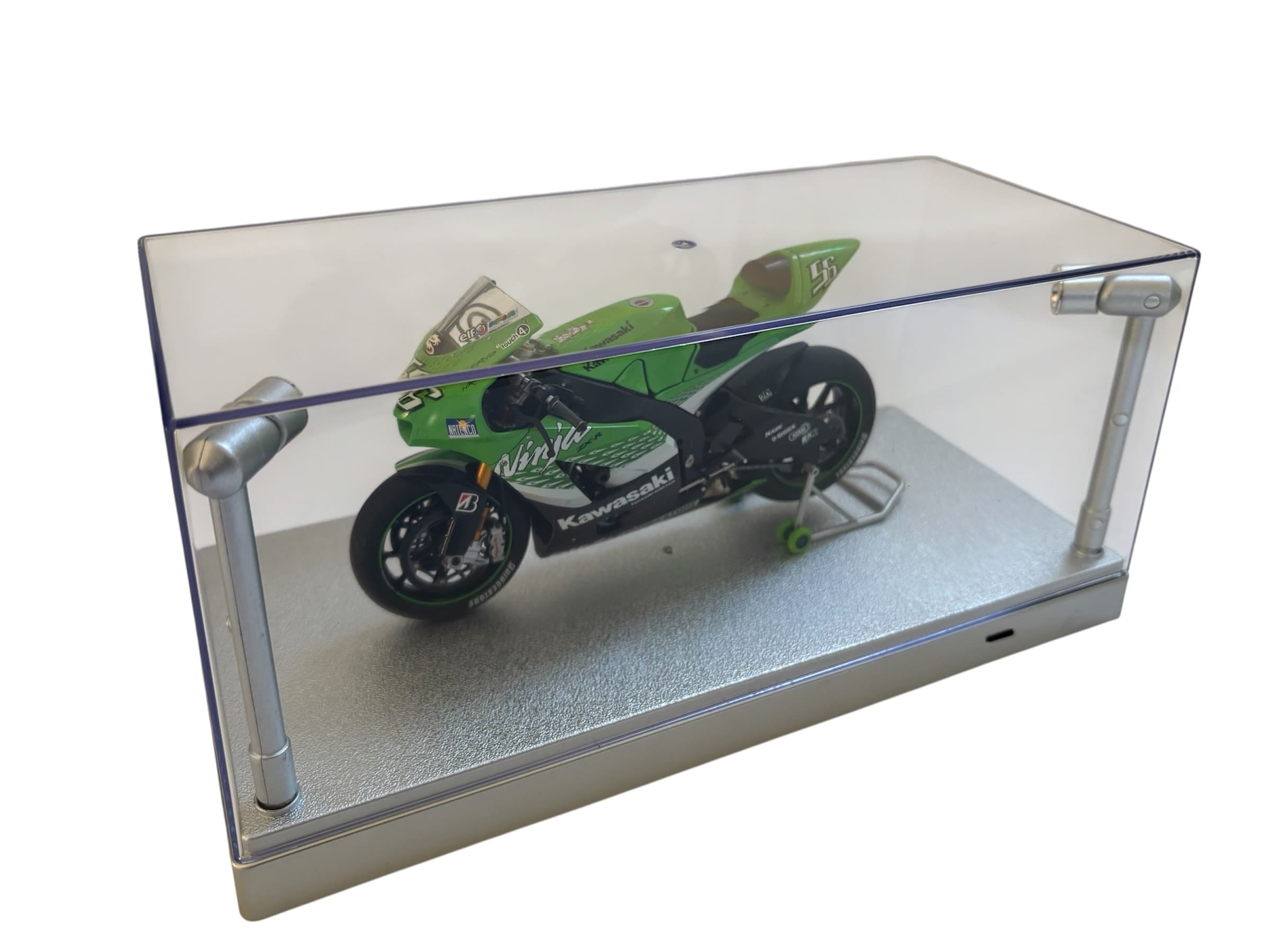 Triple9 LED-Vitrine fuer Modellautos 1_43_1_64 Schwarz mit Beleuchtung_