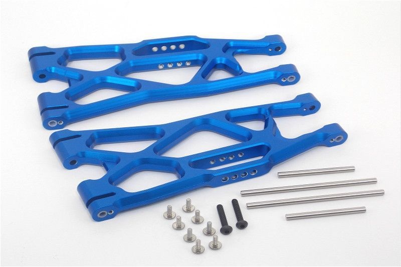 GPM Alu Querlenker unten v_h blau fuer Traxxas X-MAXX - RC-Zubehoer