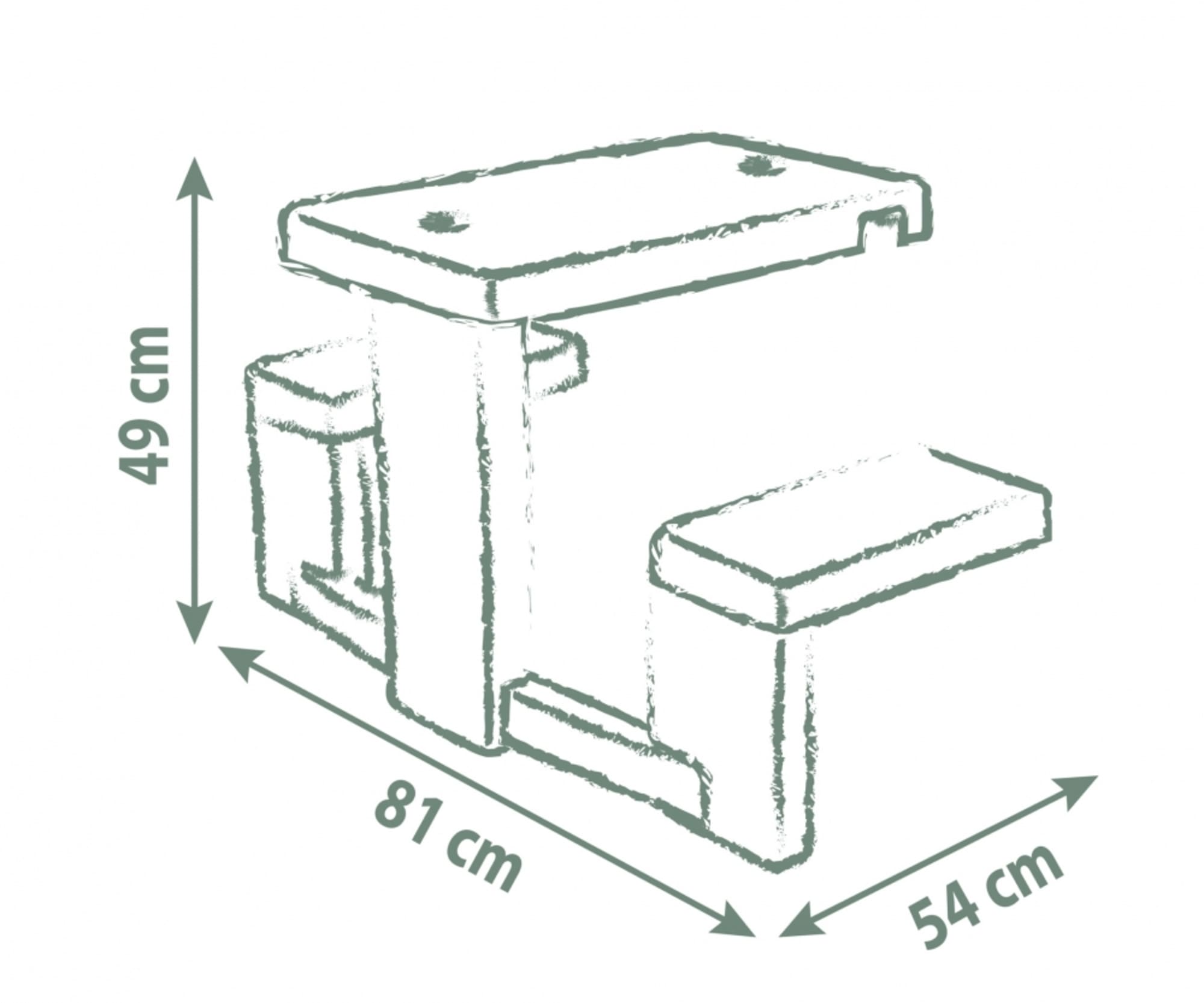 Smoby Life Spielhaus Zubehoer Picknicktis - RC-Zubehoer