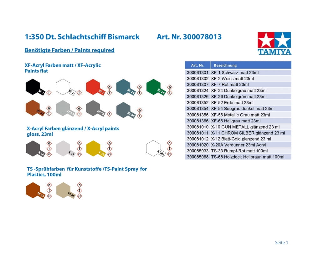 Tamiya Schiff WWII Deutsches Kampfschiff Bismarck 1:350 Modellbau Militär Bausatz Tamiya Schiff WWII Deutsches Kampfschiff Bismarck 1:350 Modellbau Militär Bausatz