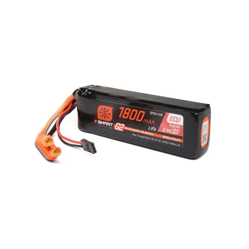 Spektrum 11_1V 1800mAh 3S 10C Smart G2 ECU LiFe Akku_ IC3 - RC-Zubehoer