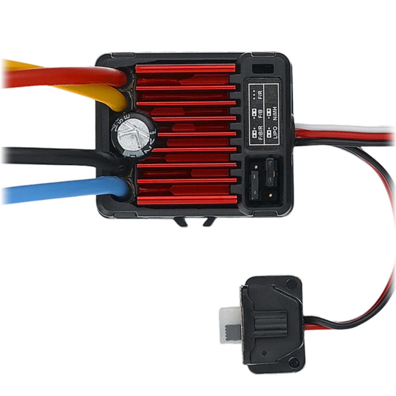 Hobbywing QuicRun 1060 Brushed Regler T-Stecker 60A fuer 1_10 RC-Modelle_