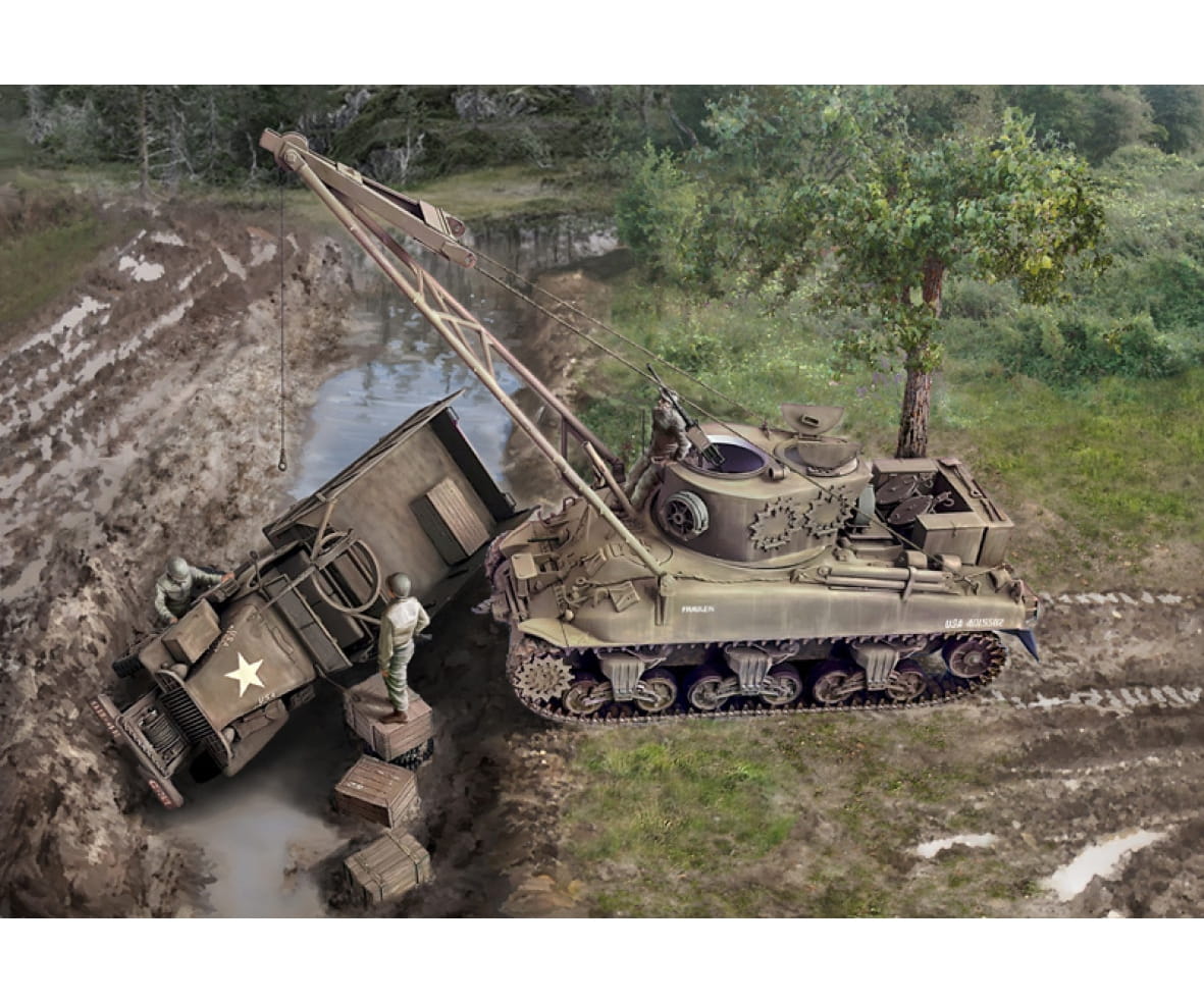 Italeri 1:35 M32 Recovery Vehicle Italeri 1:35 M32 Recovery Vehicle