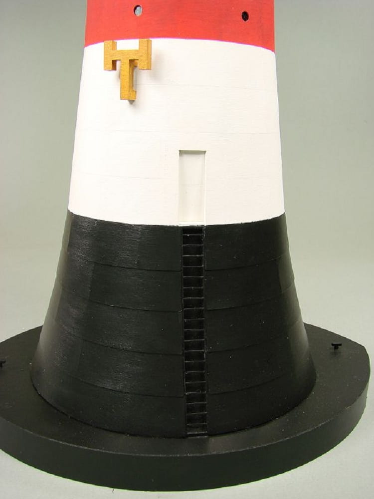 Shipyard Leuchtturm Roter Sand Lighthouse Germany 1885 1:72 Laser Kartonbausatz