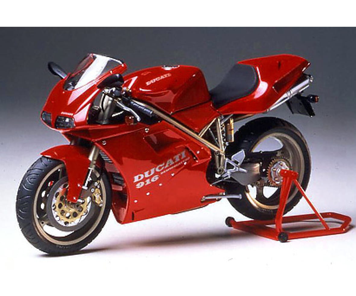 Tamiya Ducati 916 Desmo. 1993 Motorrad 1:12 Plastik Modellbau Bausatz