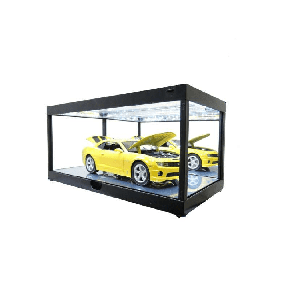 Triple9 Modellauto Vitrine 1_18 LED beleuchtet mit Spiegelrueckwand