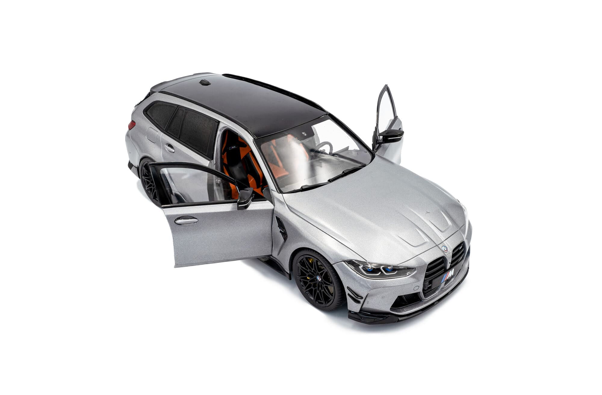 Solido BMW M3 Touring G81 Performance Parts Grau Standmodellauto im Massstab 1_18