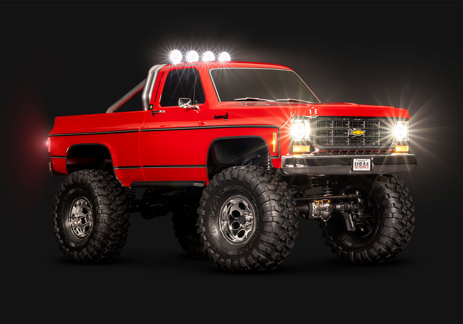Traxxas RC Crawler TRX-4 Chevy K10 High Trail 1:10 RTR rot Traxxas RC Crawler TRX-4 Chevy K10 High Trail 1:10 RTR rot