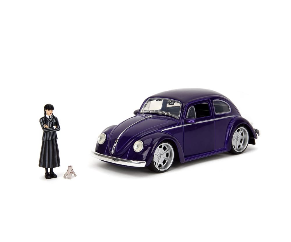 Jada Wednesday Volkswagen Beetle 1:24 Modellauto