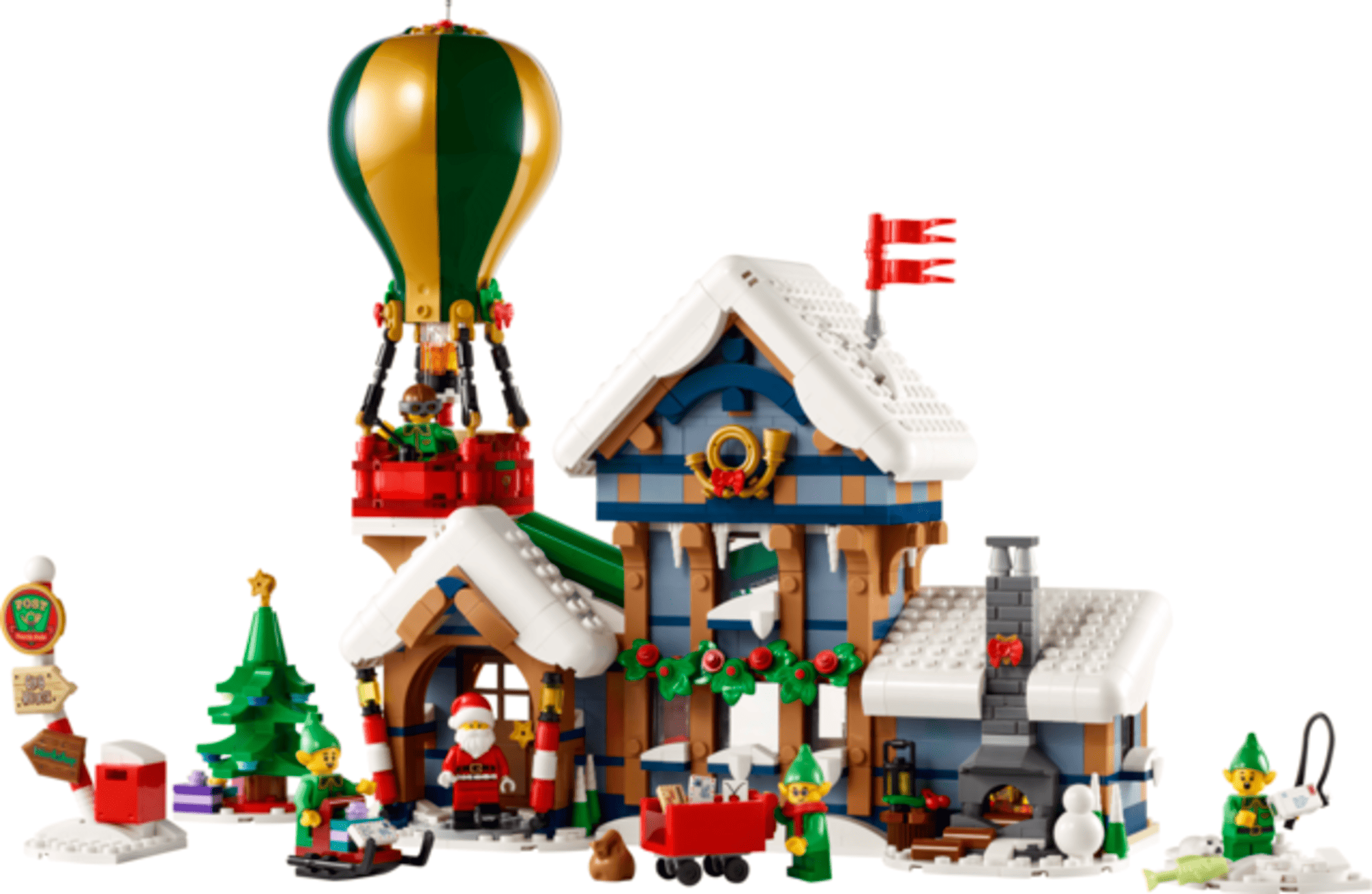 LEGO Icons 10339 Postamt des Weihnachtsmanns Winter-Set