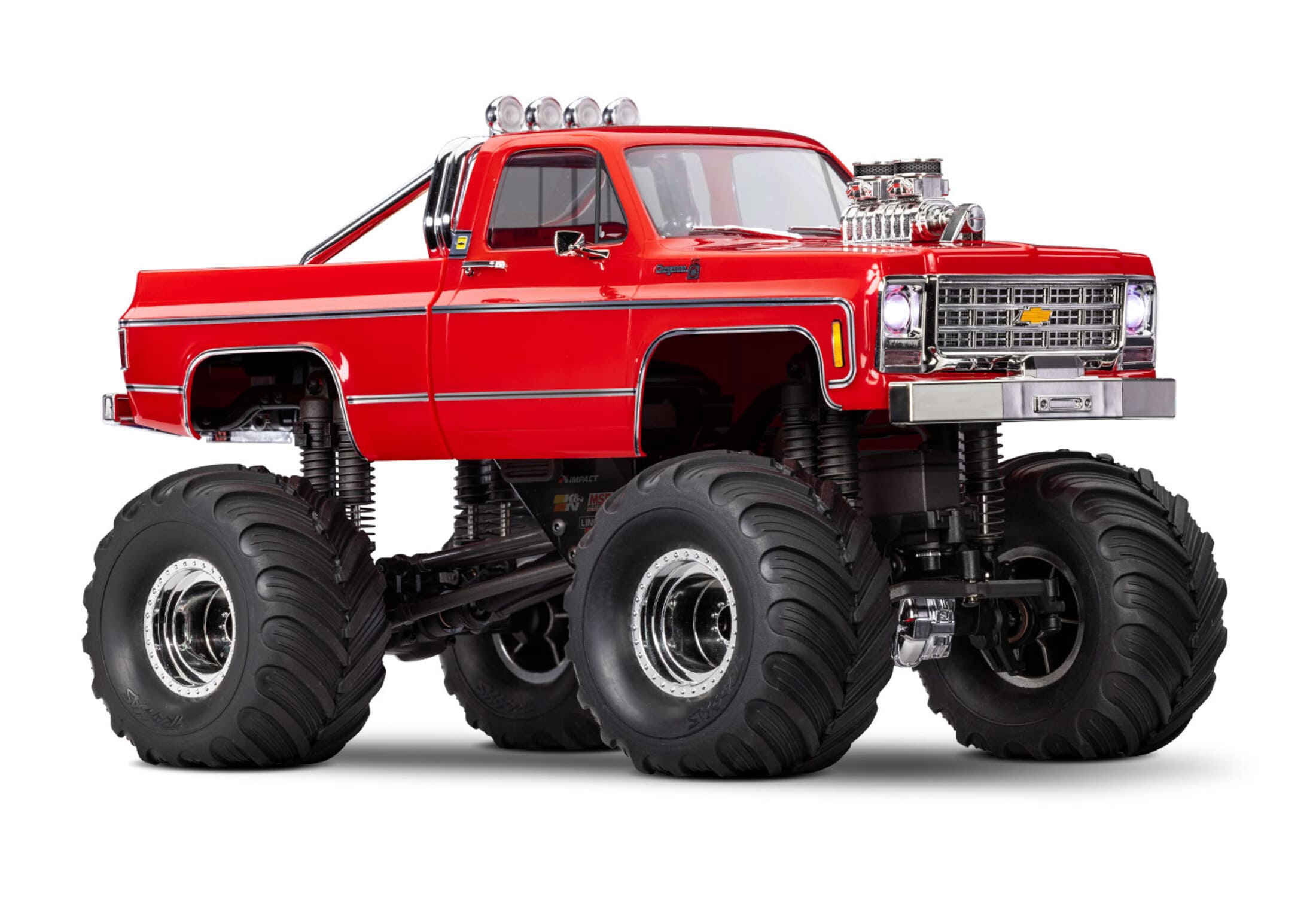 Traxxas TRX-4MT Monstertruck CHevy K10 1-18 Rot Traxxas TRX4MT Chevy K10 Monster Truck RTR Rot