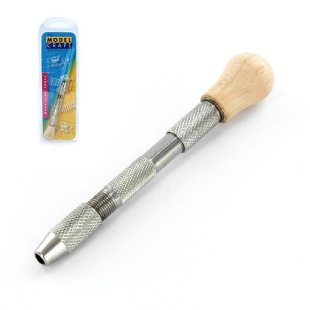 Krick Handbohrfutter mit Holzgriff klein - RC-Zubehoer