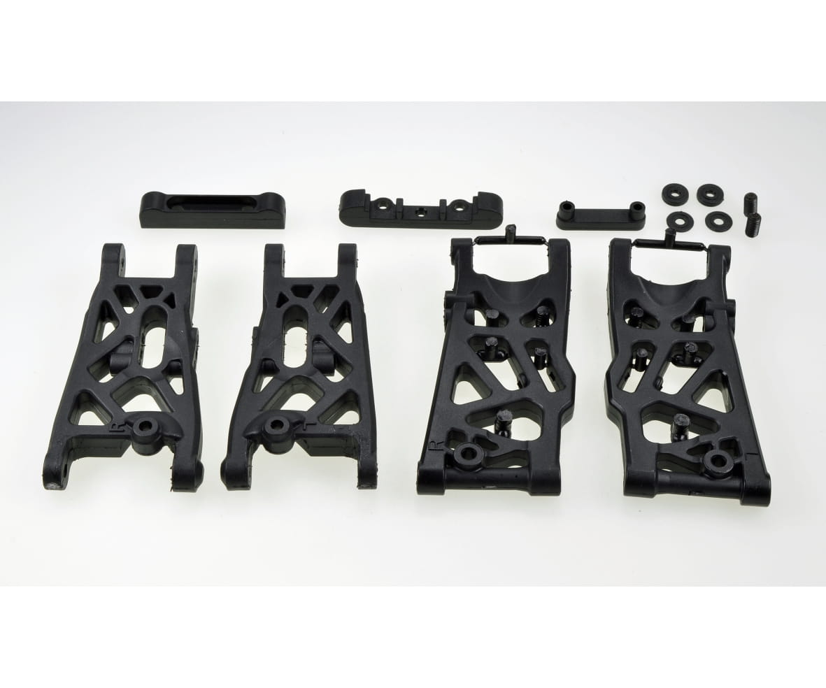 Carson X10EB-2WD Querlenker + Halter-Set V/H Carson X10EB-2WD Querlenker _ Halter-Set V_H - RC-Zubehoer