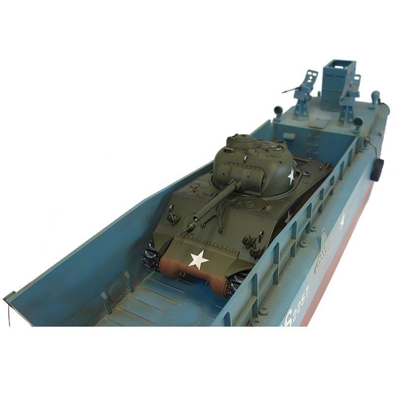Torro 1:16 RC LCM3 Landungsboot und Sherman M4A3 75mm IR Rauch