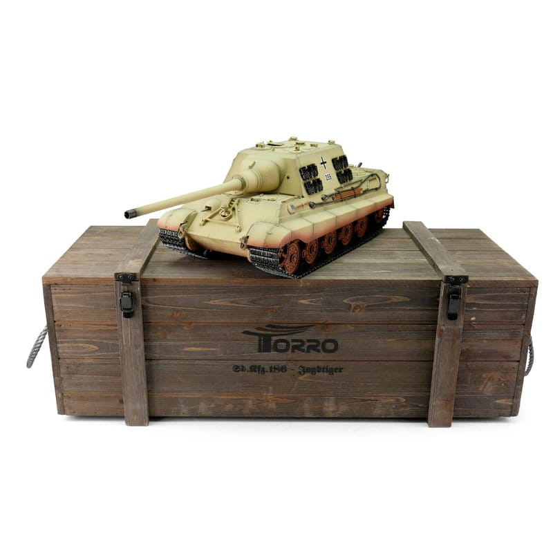 Torro Jagdtiger RC Panzer 1_16 Pro-Edition IR Wuestentarn RTR