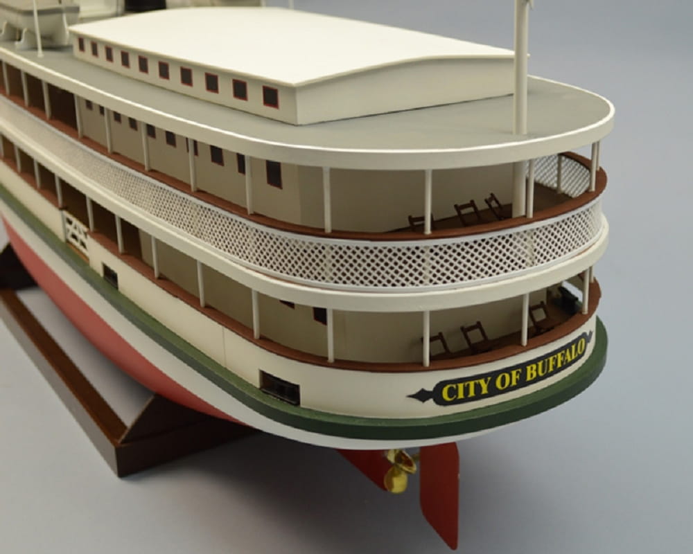 Dumas Boats RC Boot Dampfschiff City of Buffalo Steamboot 1:48 Bausatz