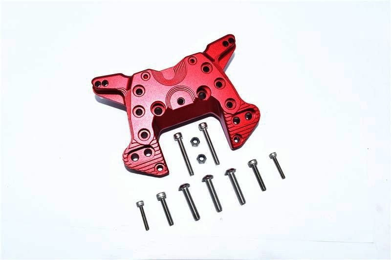 GPM Alu Daempfersteher vorn rot fuer ARRMA Kraton_ Outcast 8s - RC-Zubehoer