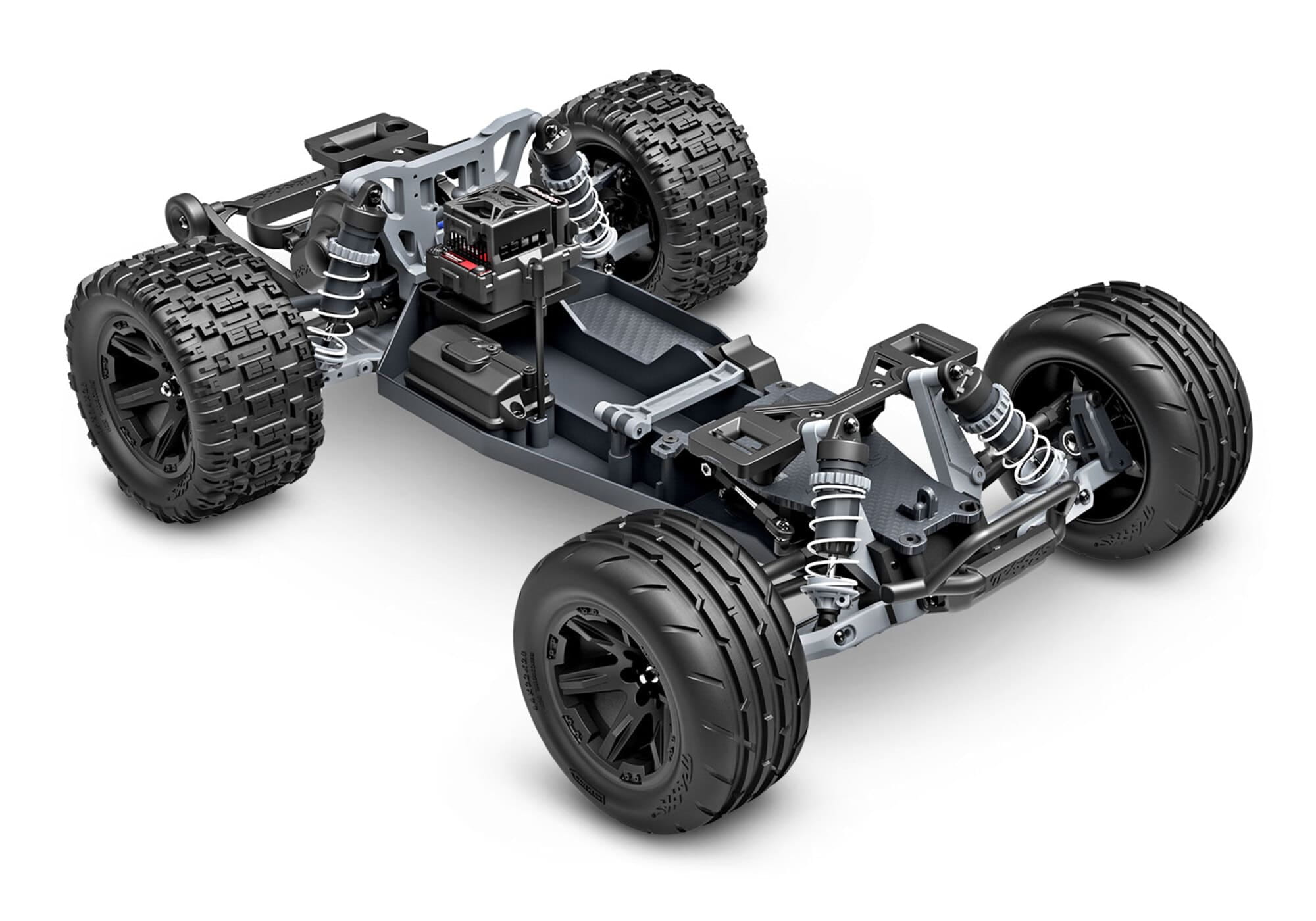Traxxas Rustler 2WD VX3 Brushless RTR Stadium Truck Rot