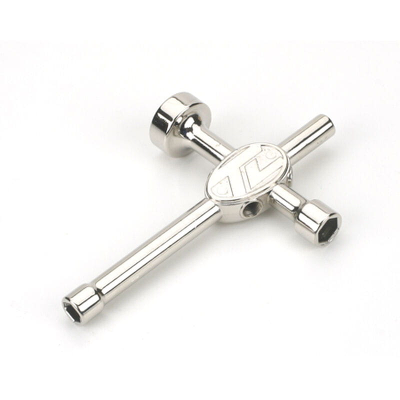 Losi 4-Way Wrench Steel_17mm_10mm_8mm_1_4_LST2_AFT_MGB - RC-Zubehoer