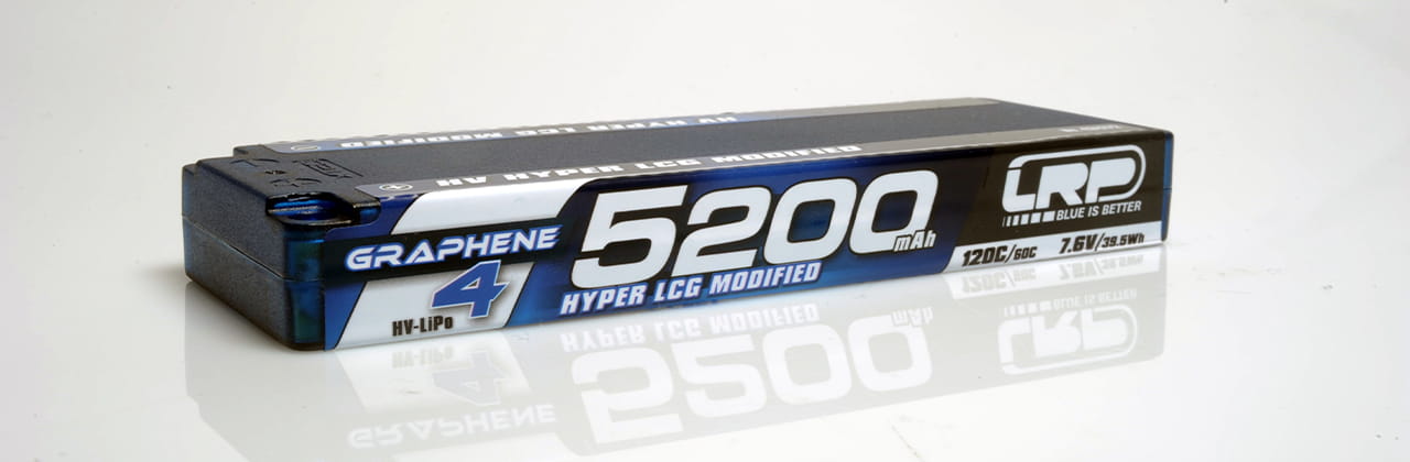 LRP HV Hyper LCG Modified GRAPHENE-4 5200mAh Hardcase Akku 7,6V Lipo 120C/60C LRP HV Hyper LCG Modified GRAPHENE-4 5200mAh Hardcase Akku 7,6V Lipo 120C/60C