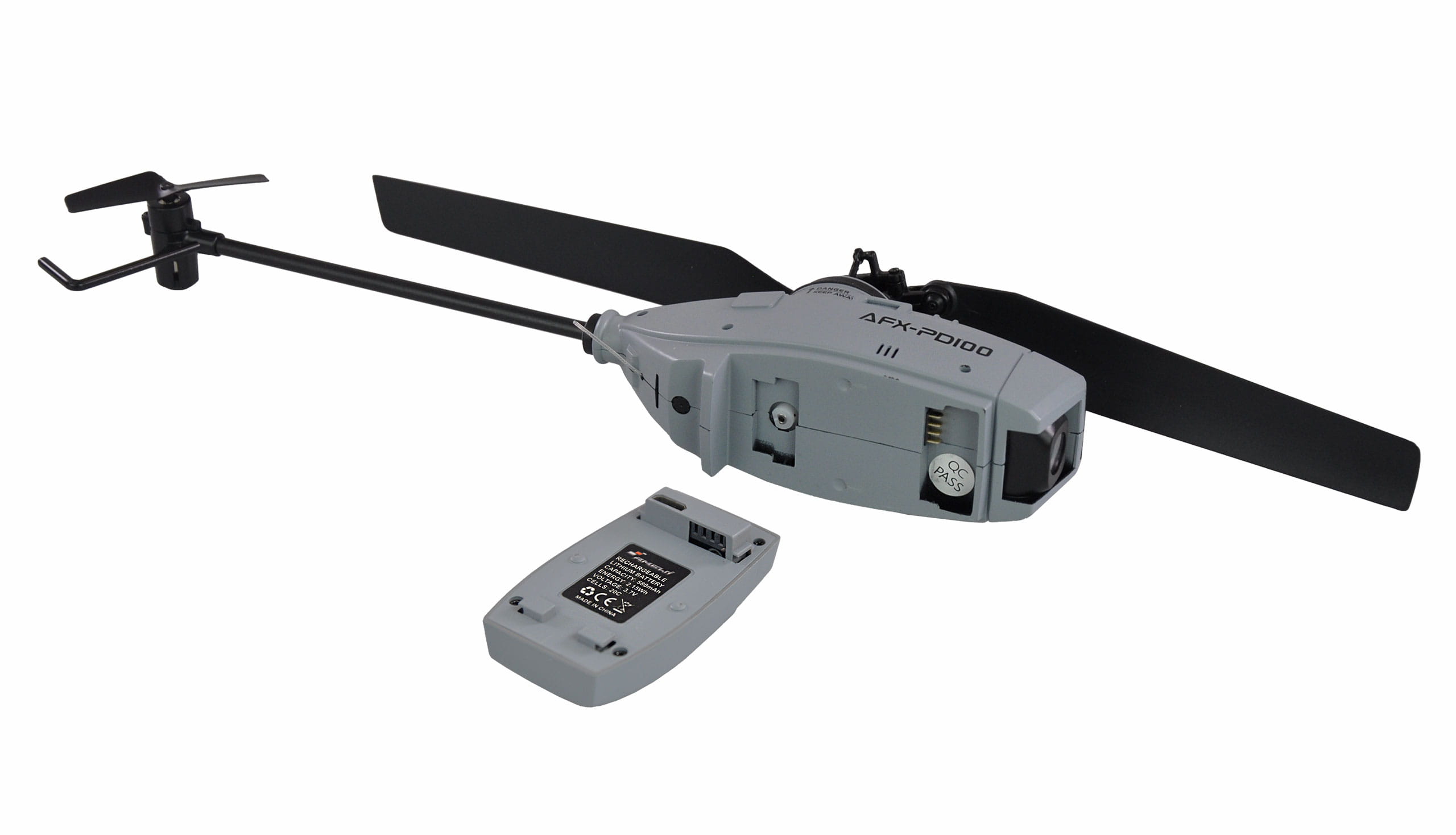 Amewi AFX-PD100 4-Kanal Hubschrauber mit HD-Kamera 6G 2,4GHz, RTF
