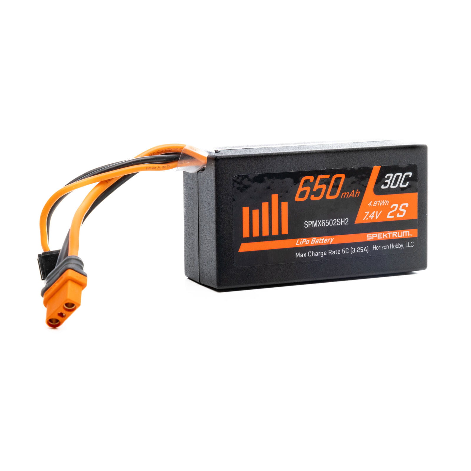 Spektrum Lipo Akku 7,4V 650mAh 2S 30C Mini IC2