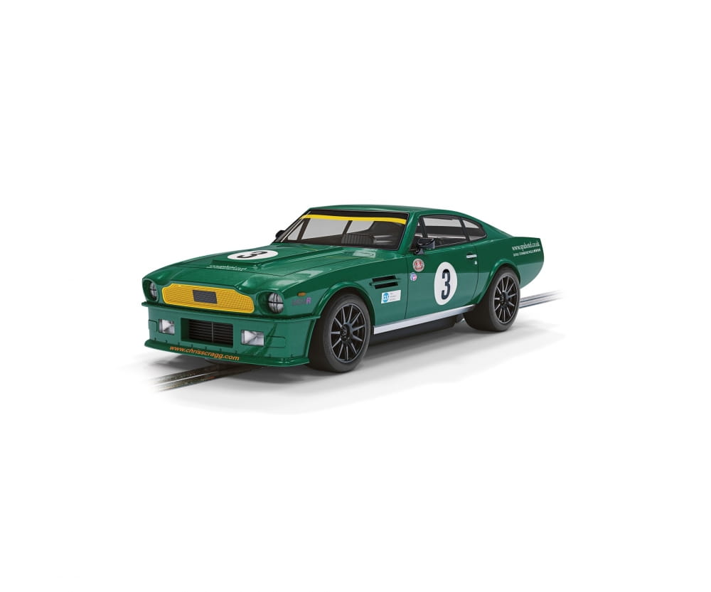 Scalextric Slotcar 1_32 Aston Martin V8 Scragg Racing HD Rennbahn Auto - RC-Zubehoer