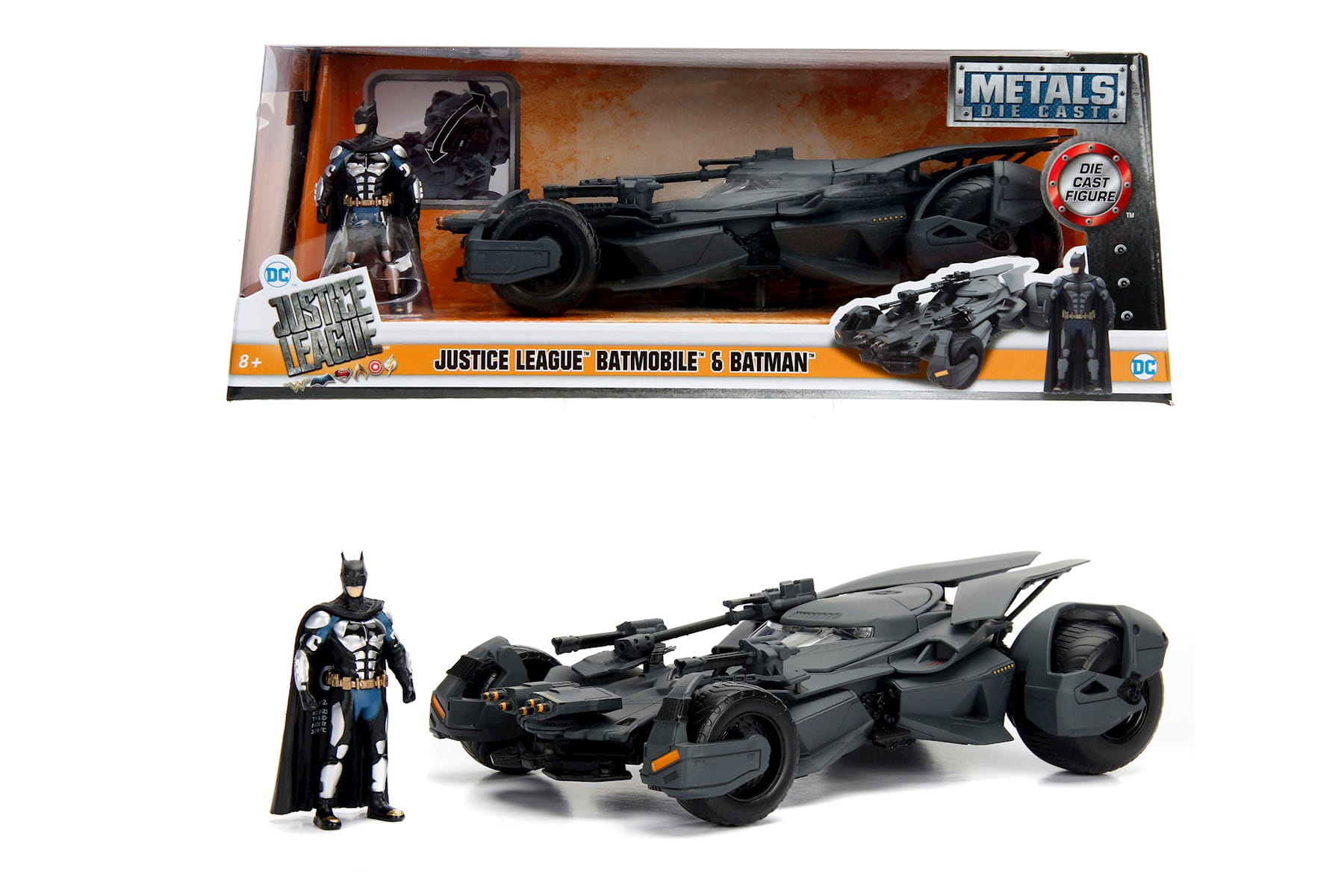 Jadatoys Modellauto Batman Justice League Batmobile 1:24
